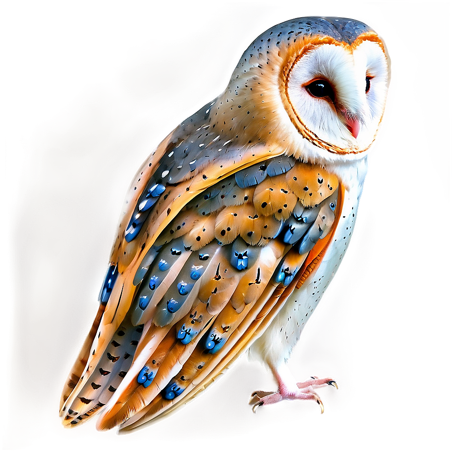 Barn Owl With Open Wings Png Hup PNG