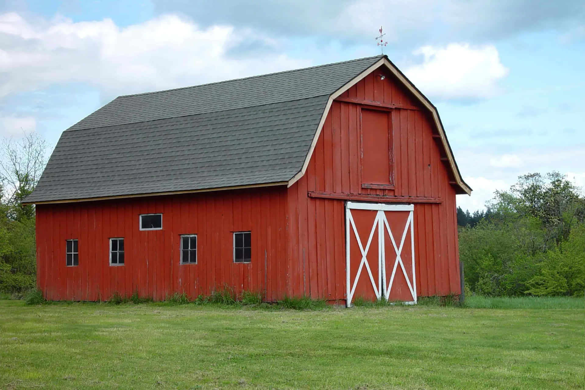 Rustic Barn in rural countryside