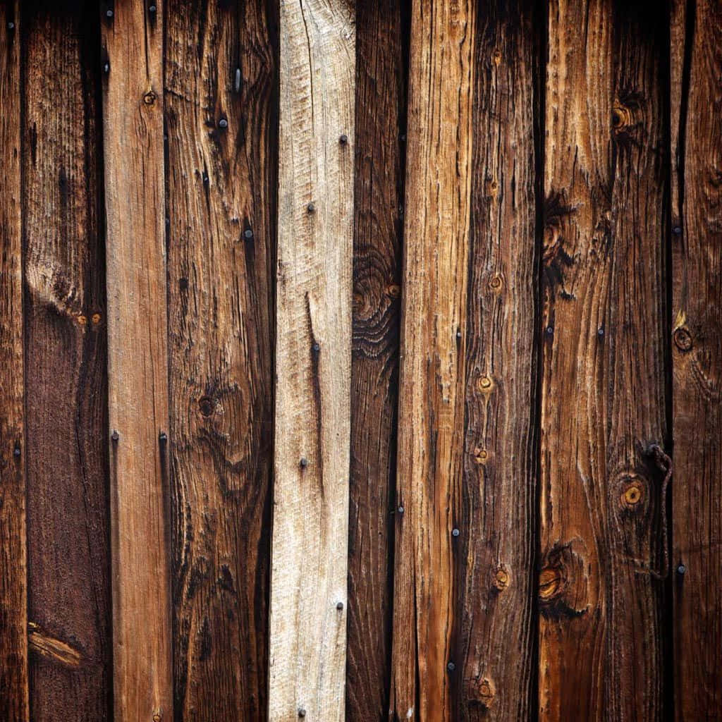 Old Wooden Fence Background Wallpaper