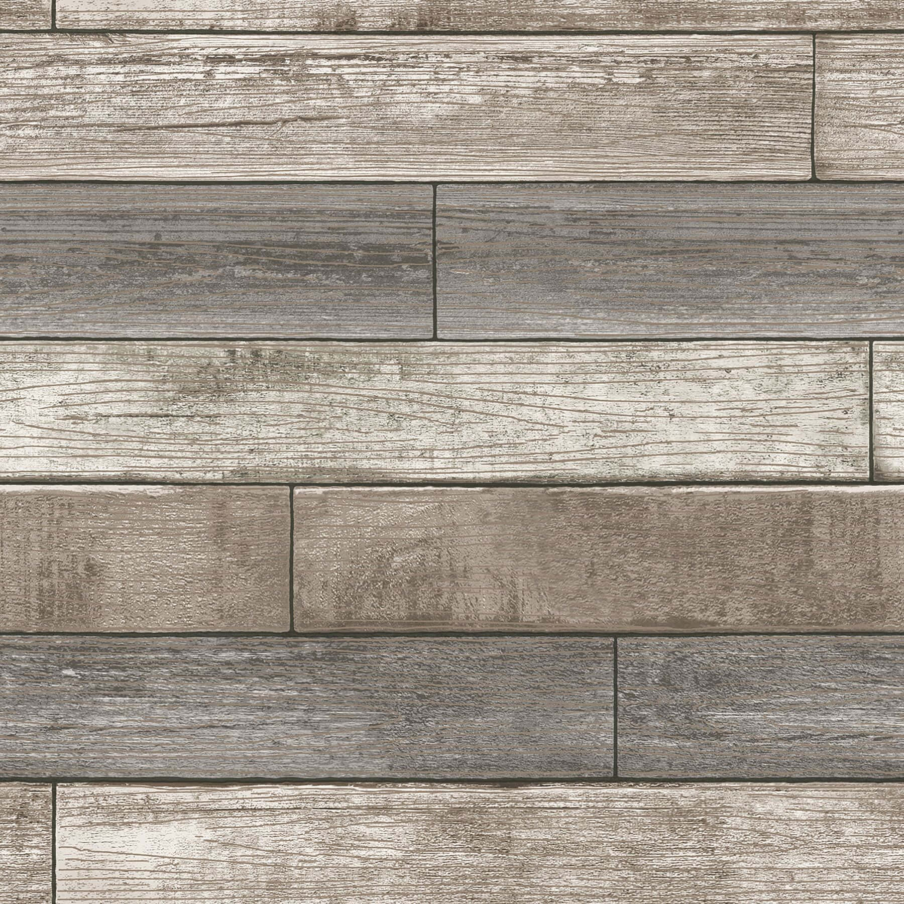 A Wooden Wall With Gray And White Stripes Wallpaper