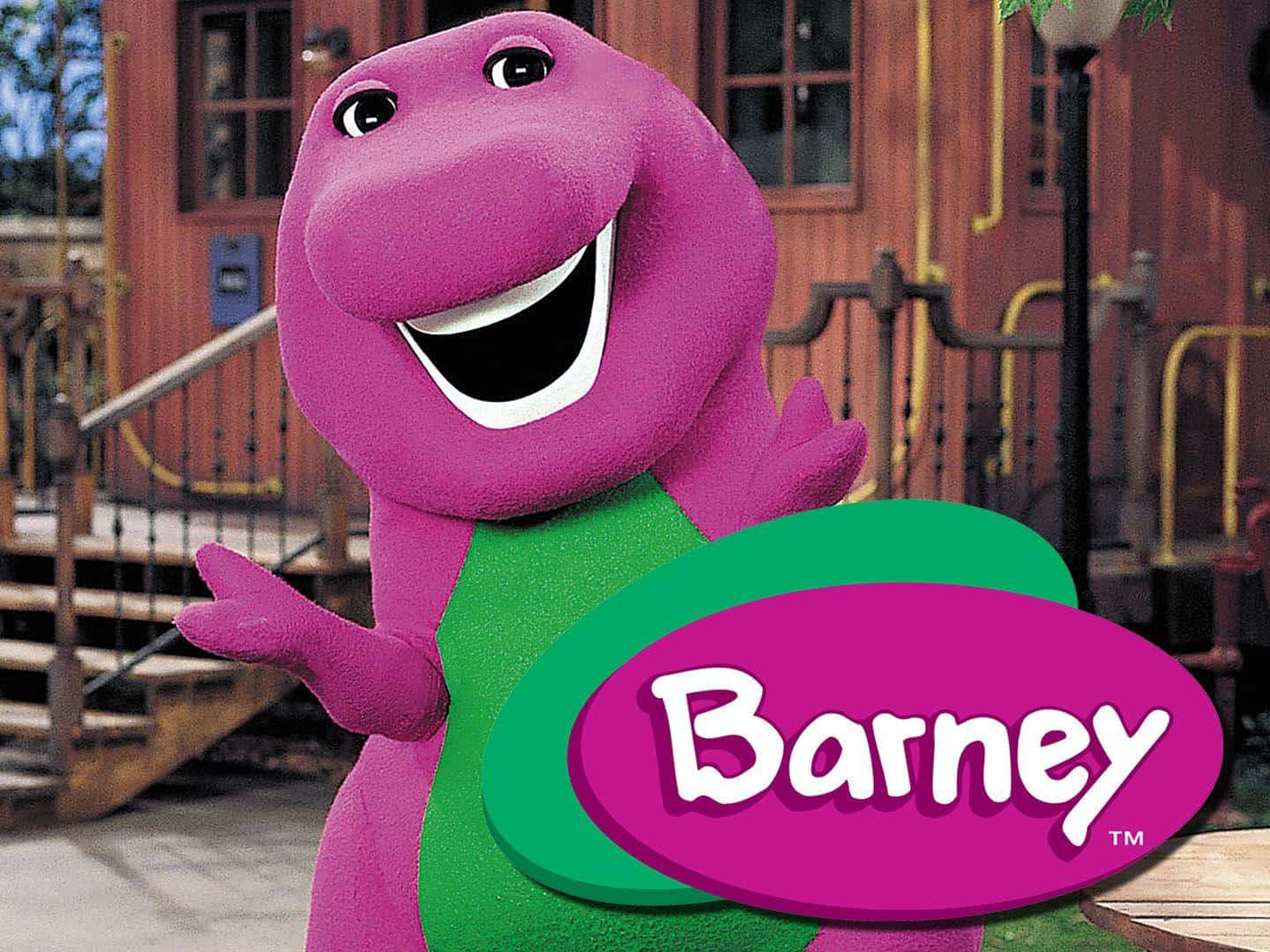 Barney and Friends exploring the jungle Wallpaper