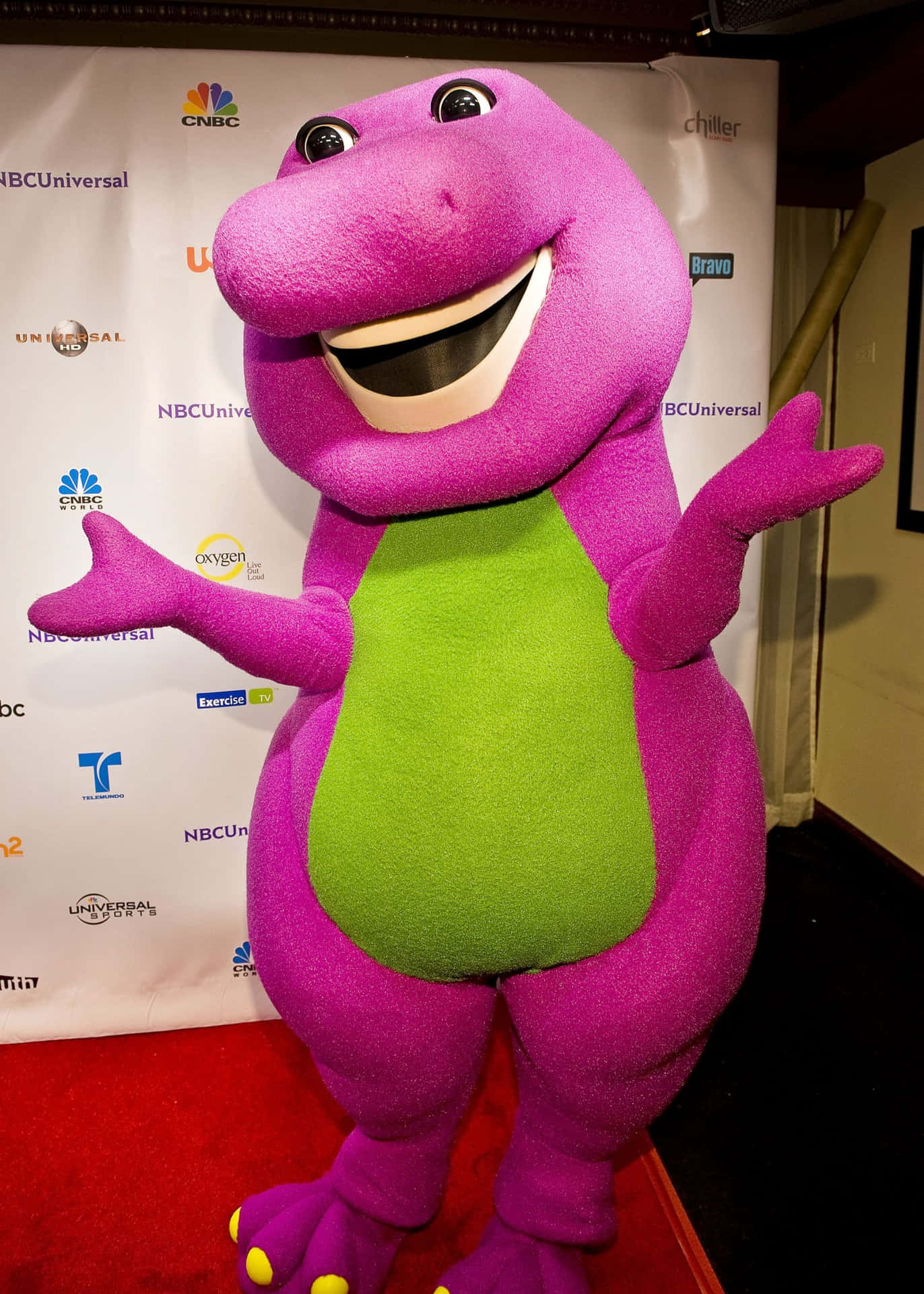 "Clap your hands with Barney!"