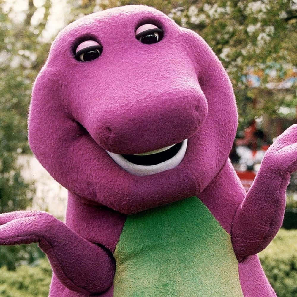 Eintag Mit Barney Dem Dinosaurier Genießen