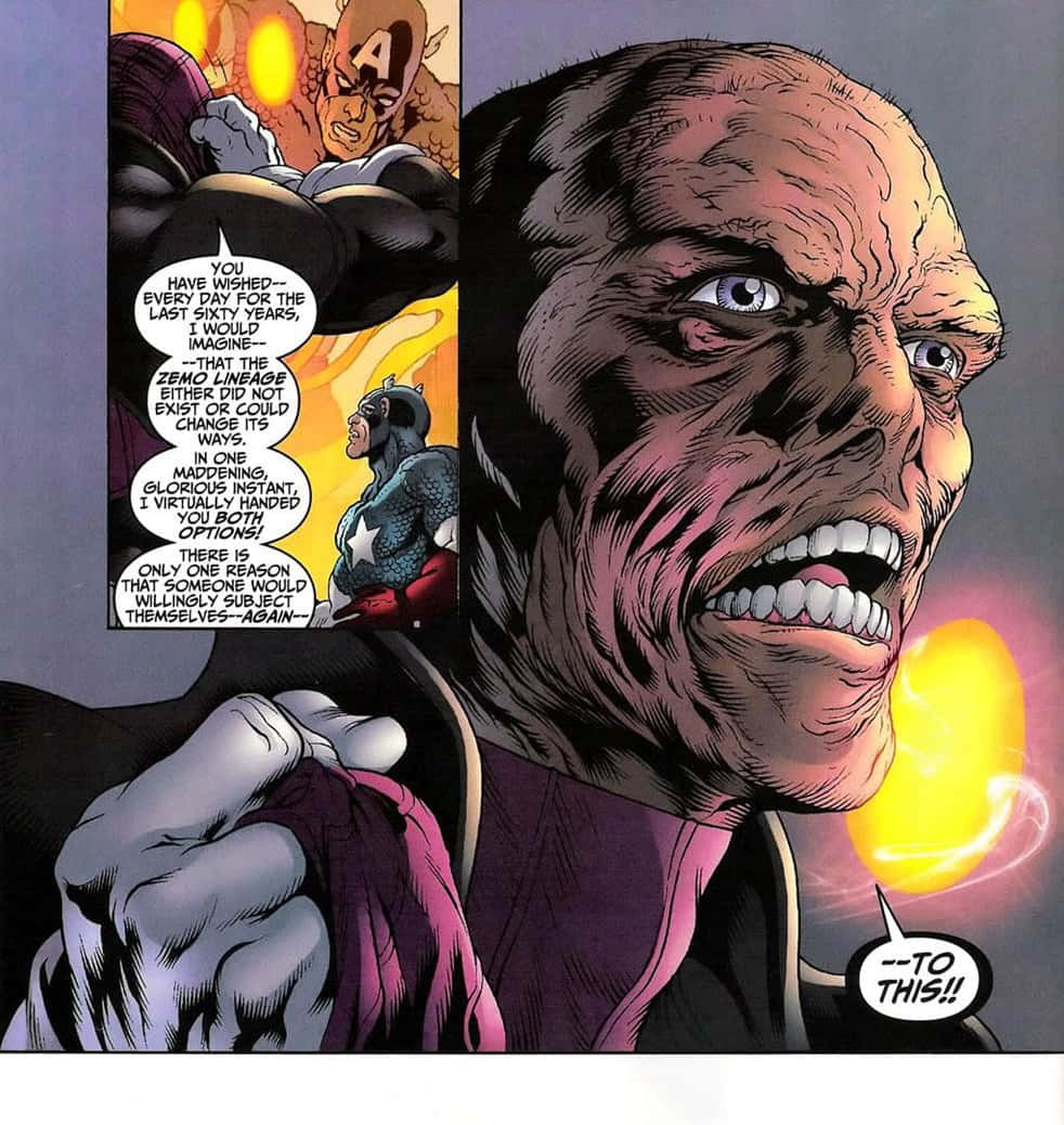 Baron Zemo, the villain from Marvel's Avengers series Wallpaper