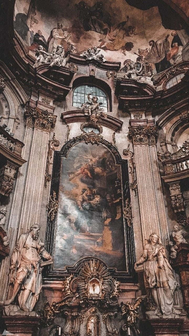 Baroque_ Church_ Altar_ Artistry.jpg Wallpaper