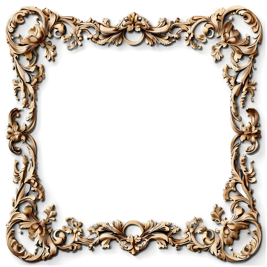 Baroque Frame Design Png 91 PNG