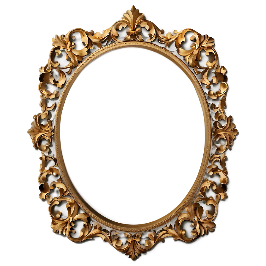 Baroque Frame Design Png Hcr PNG