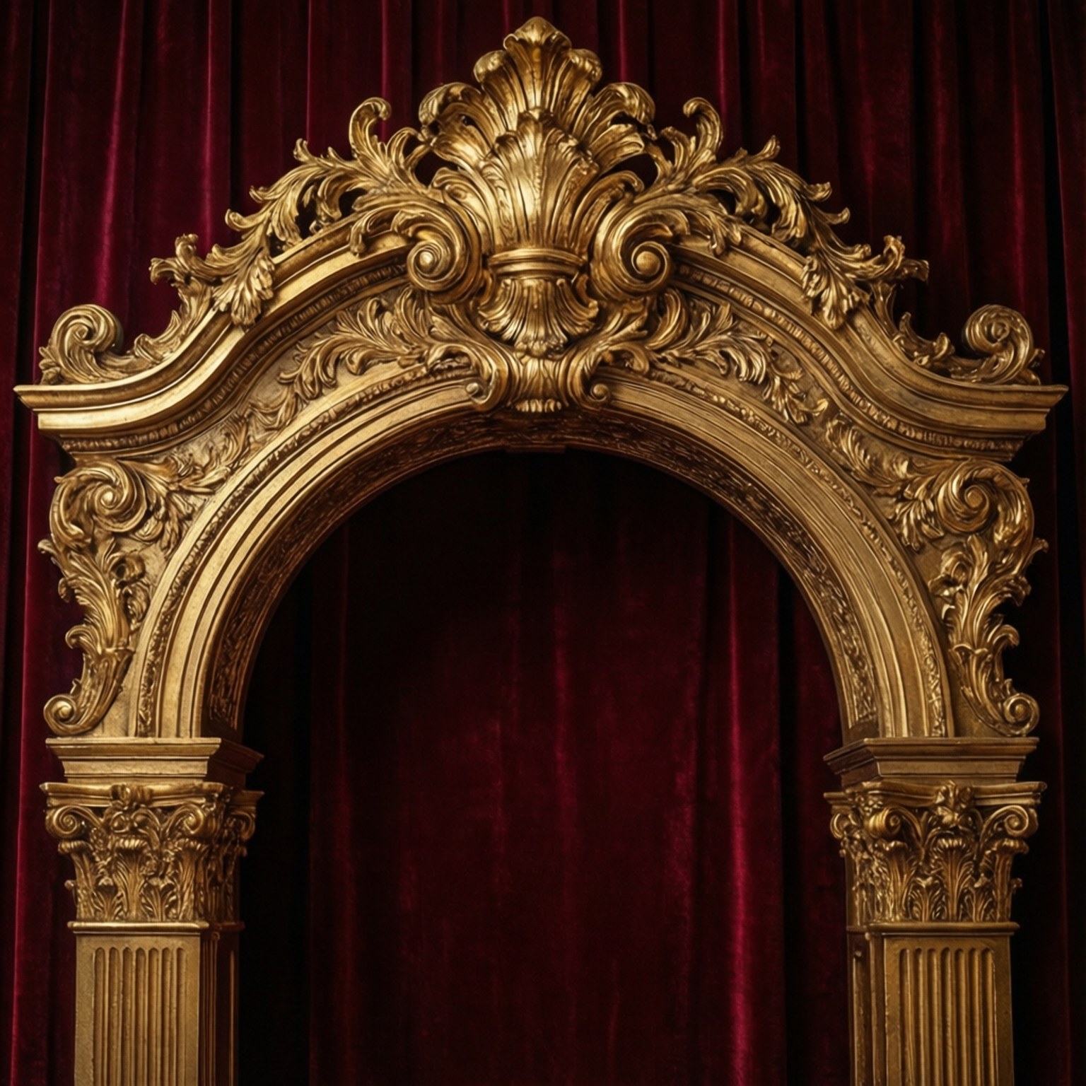 Arco dorato barocco Sfondi