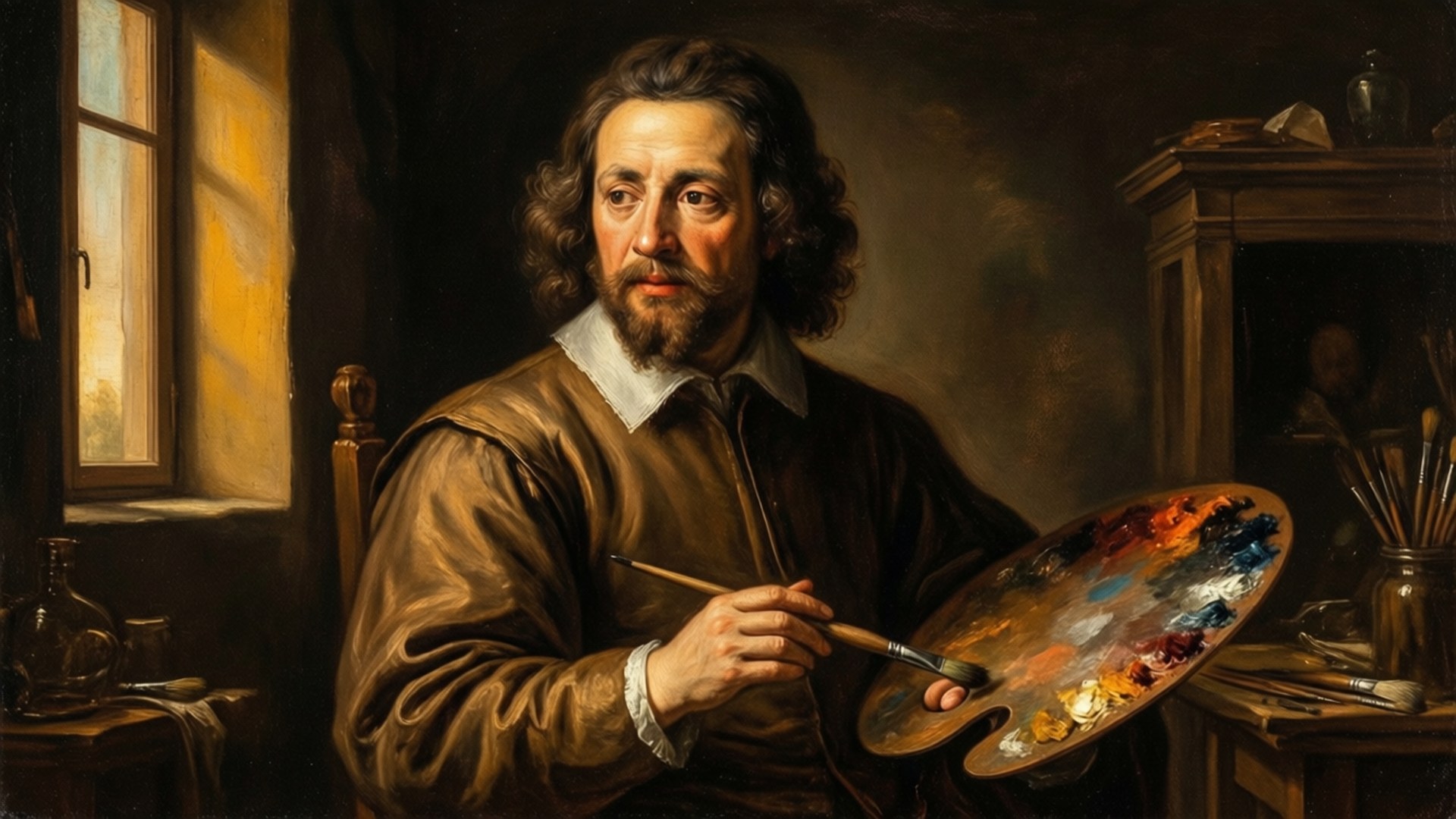 Baroque Master at Work Wallpapers
