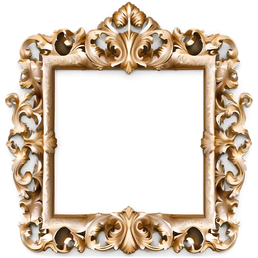 Baroque Photo Frame Png Ate25 PNG