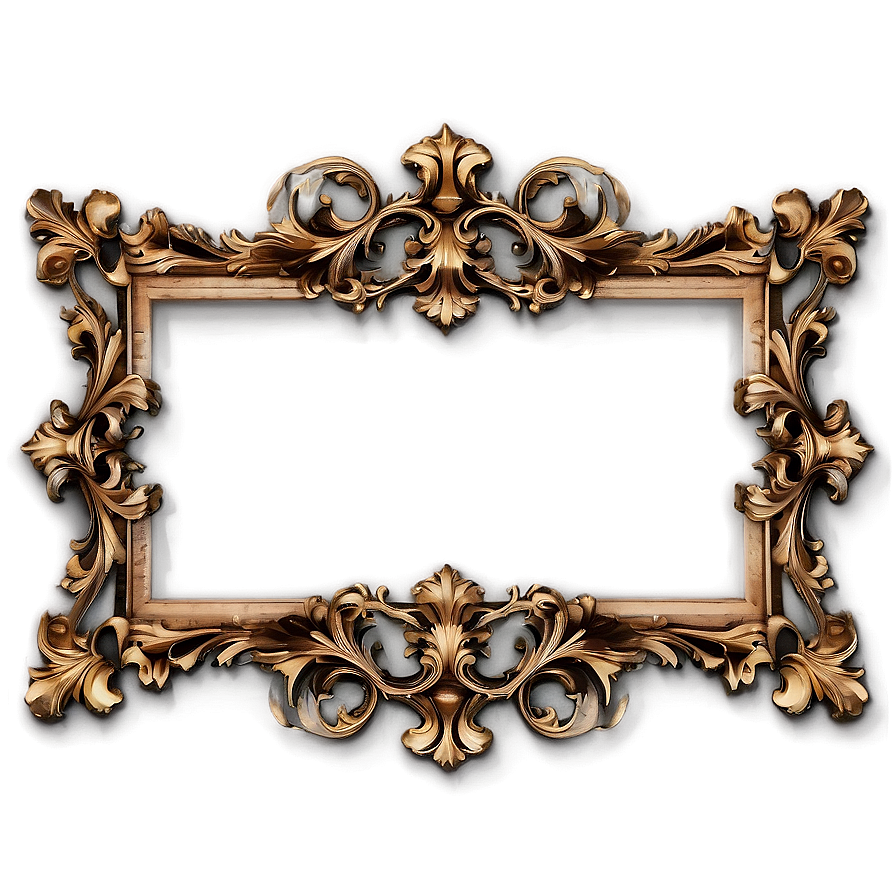 Baroque Photo Frame Png Uns PNG