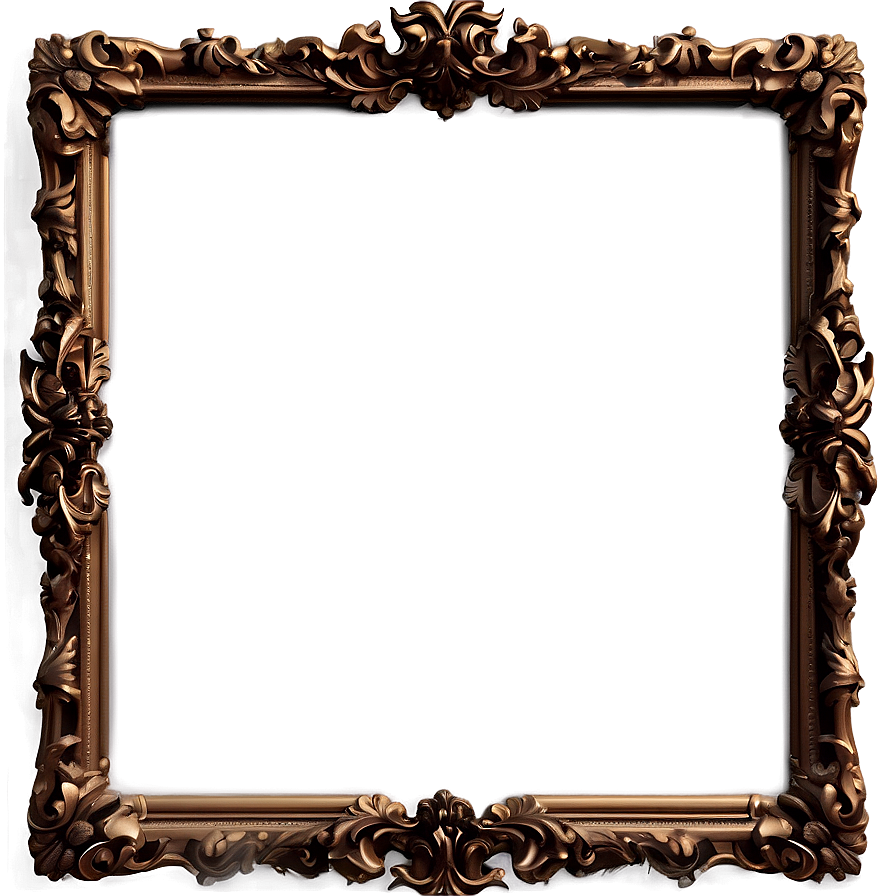 Baroque Style Picture Frame Png 24 PNG