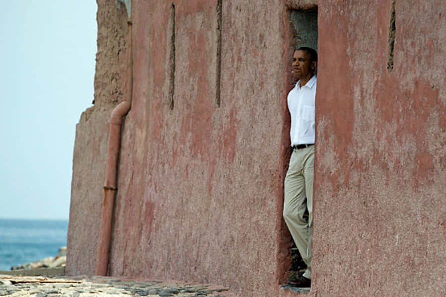 Barrack Obama In Goree Wallpaper