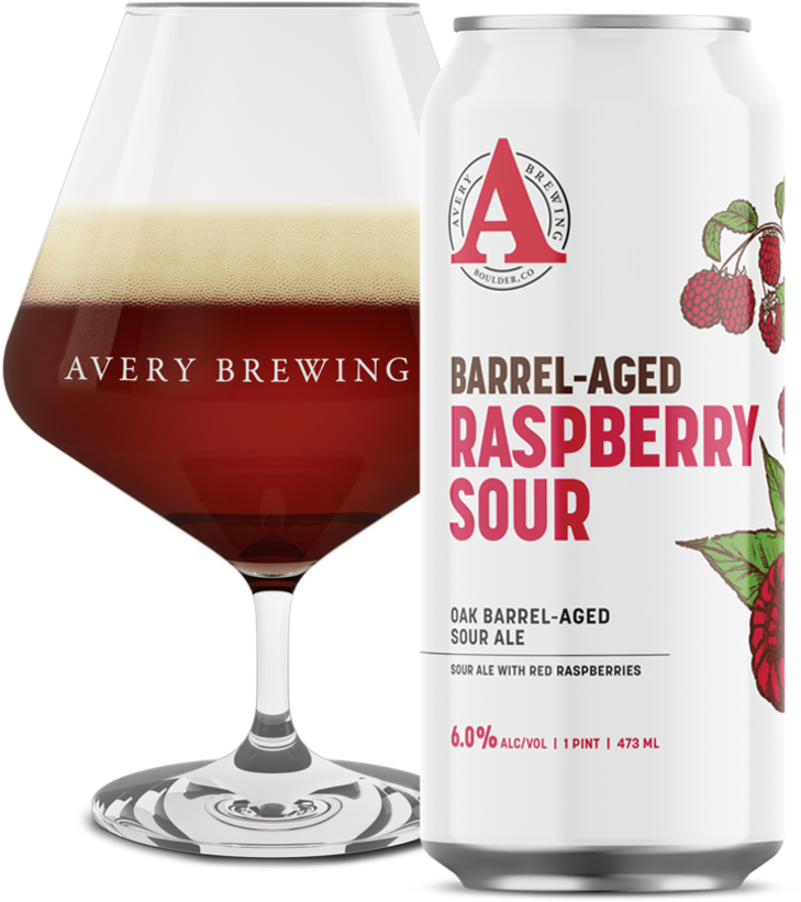 Barrel Aged Raspberry Sour Beer PNG