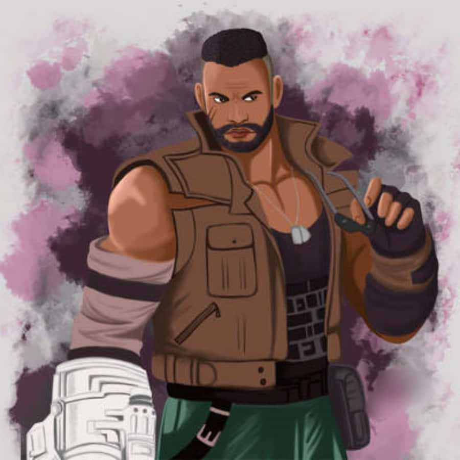 Barret Wallace, The Passionate Leader Of Avalanche Wallpaper