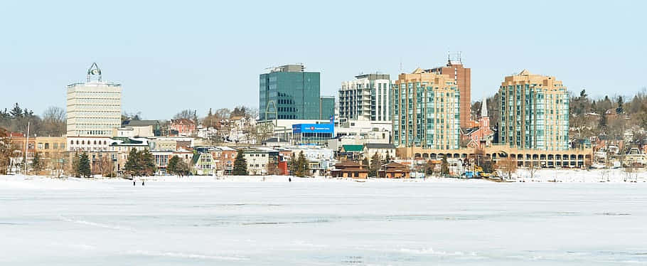 Barrie Winter Skyline Wallpaper