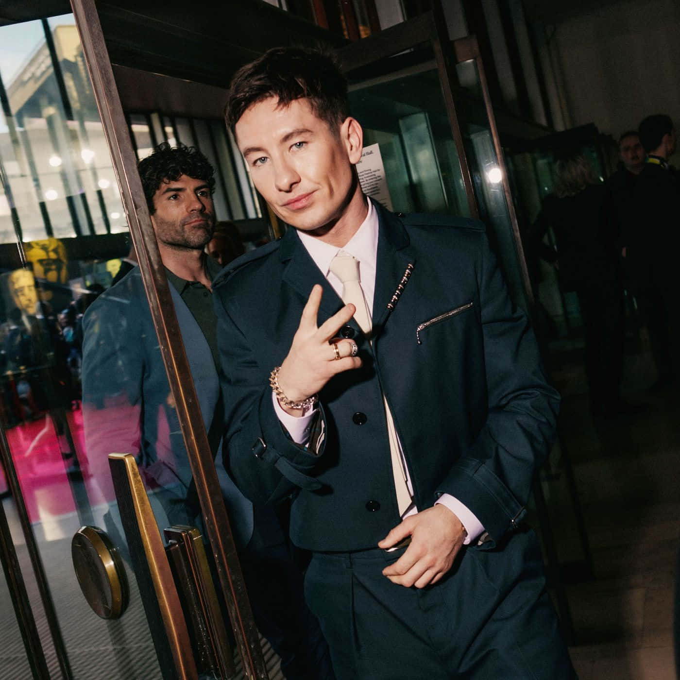 Barry Keoghan Exiting Event Wallpaper