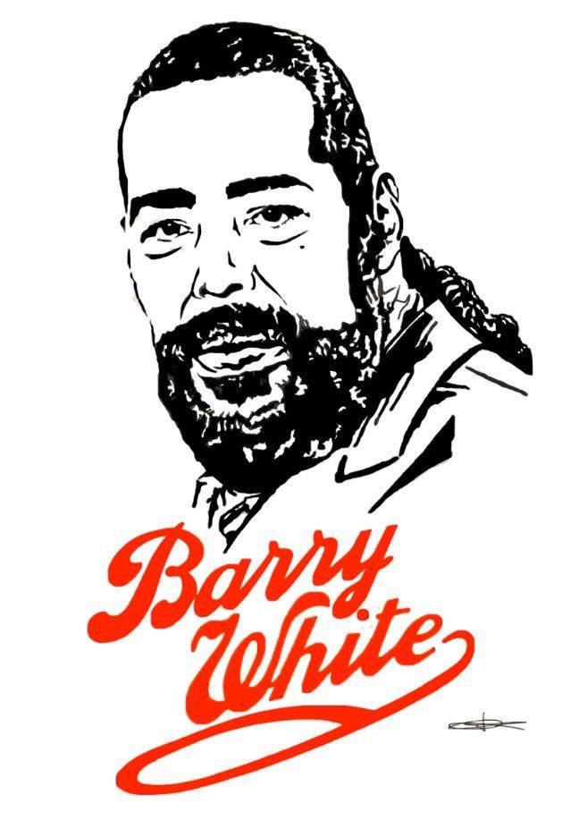 Barry White 2d Digitale Kunst. Wallpaper