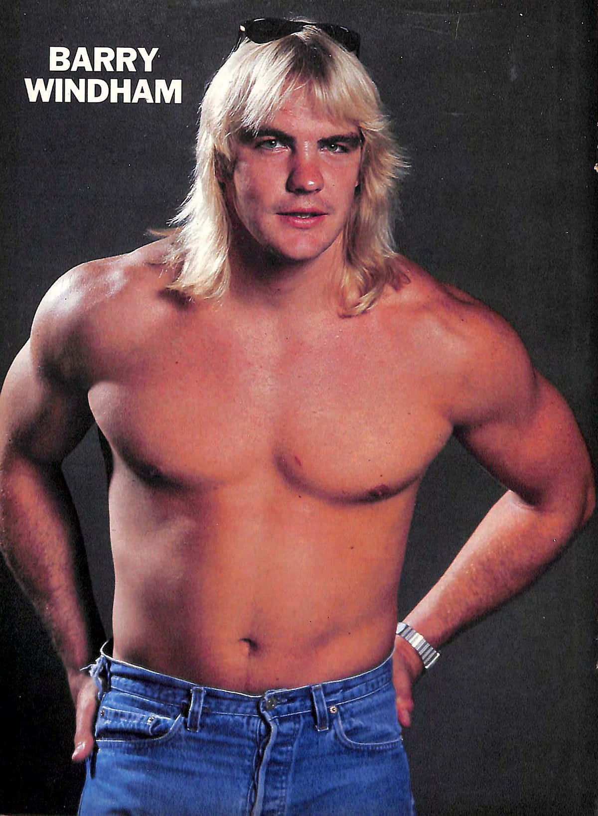 Barry Windham Blue Jeans Wallpaper