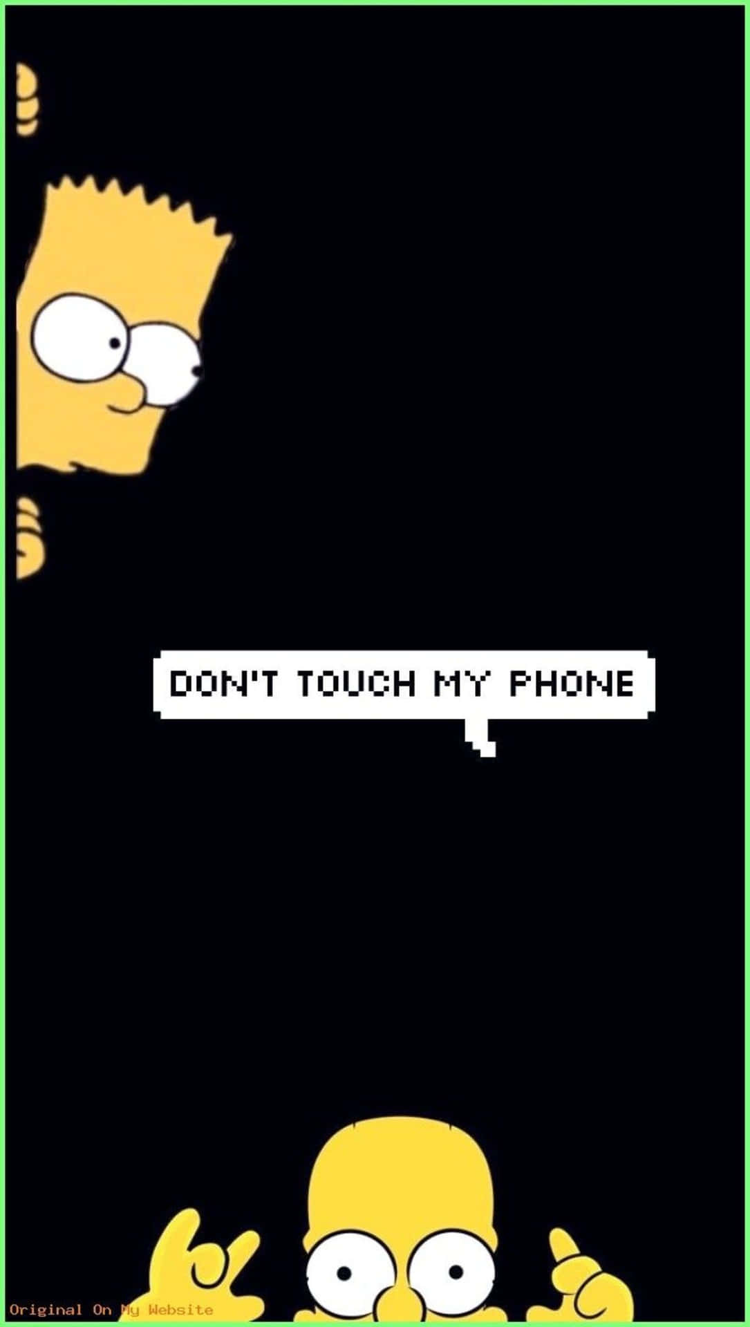 Download Bart Simpson Aesthetic Wallpaper 