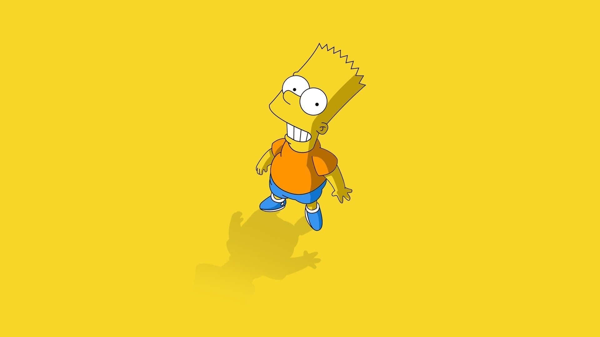 Estéticade Bart Simpson Sonriendo Fondo de pantalla