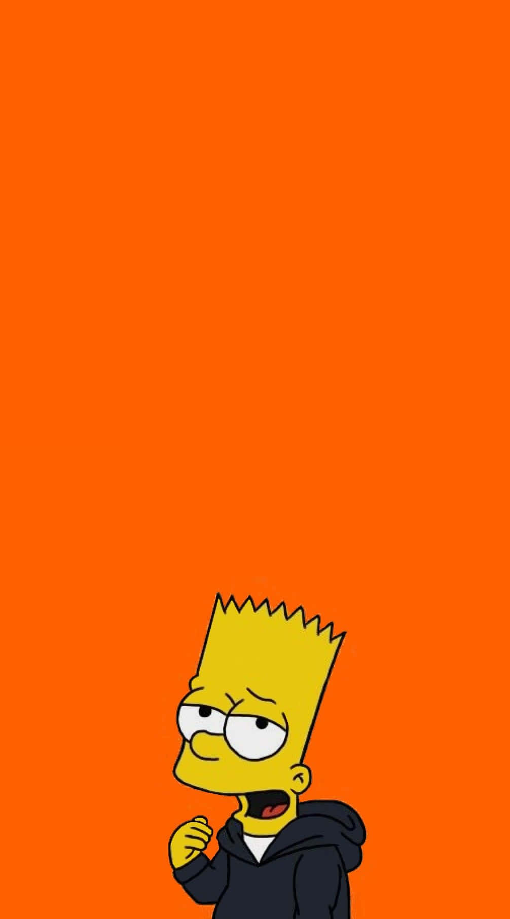 Erlebedie Freude Des Sommers Mit Bart Simpson. Wallpaper