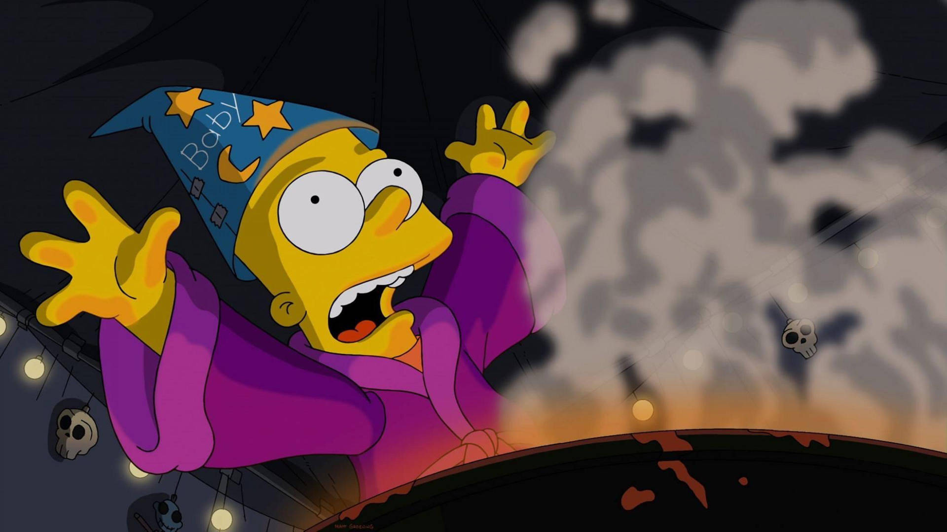 Bart Simpson As Wizard Wallpaper