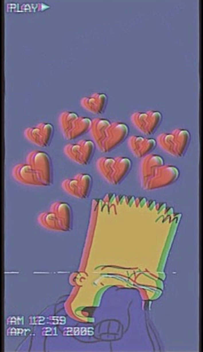 Bart Simpson in Tears Wallpaper