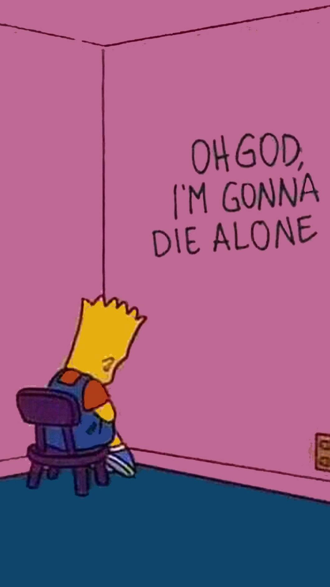 Bart Simpson La Vita Da Ragazzo Triste Sfondo