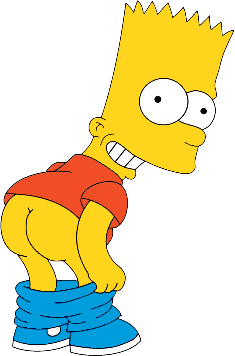 Bart Simpson Side Glance PNG