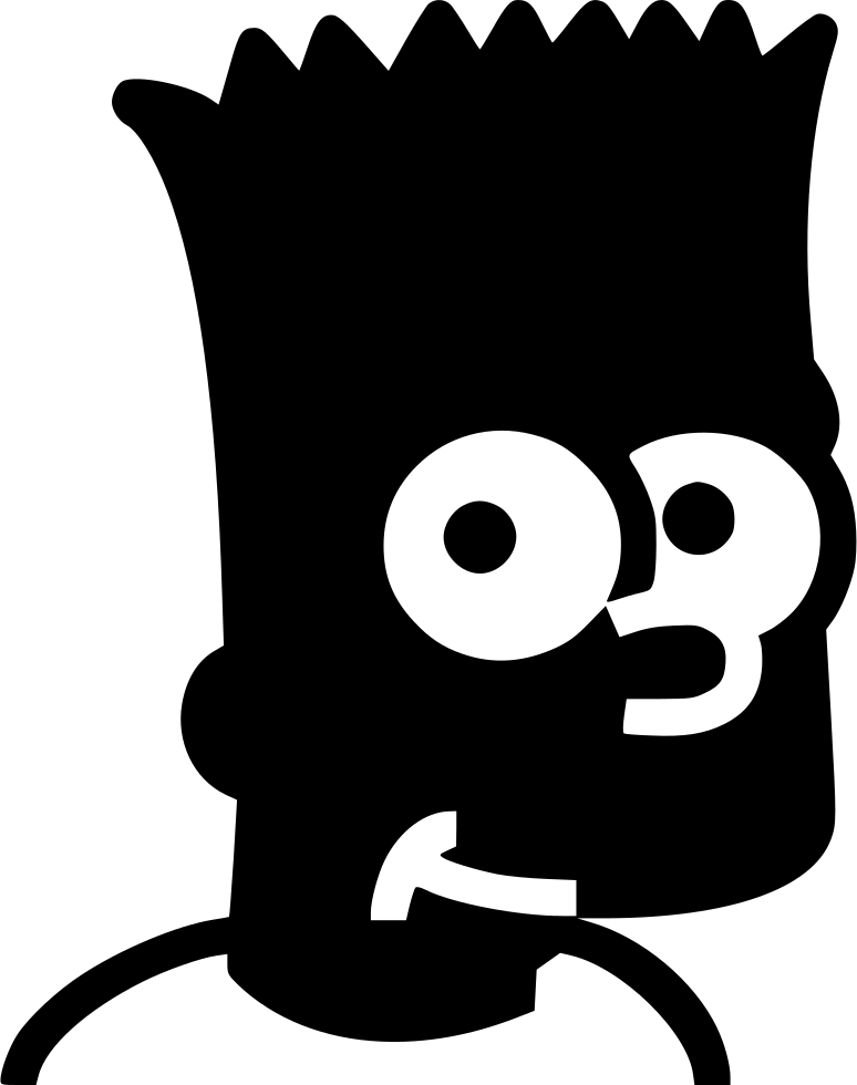 Bart Simpson Silhouette PNG