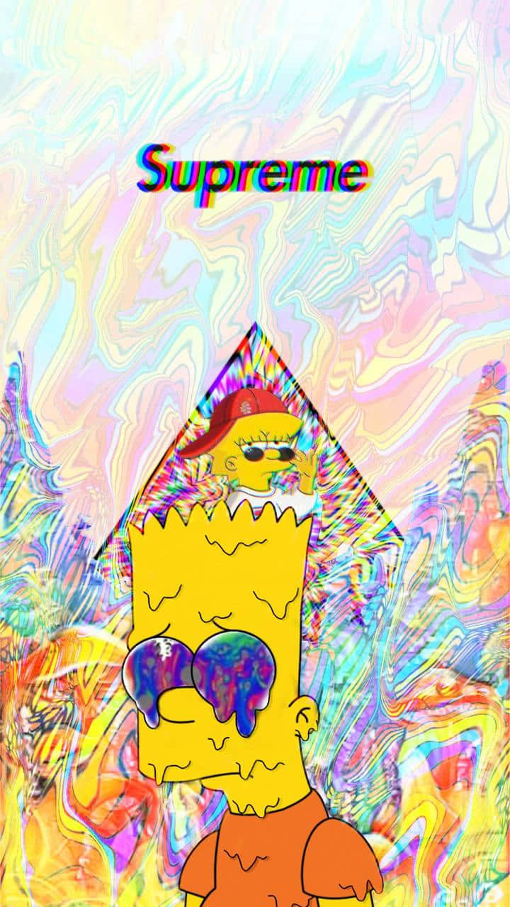 Bart Simpson Trippy Wallpapers  Top Free Bart Simpson Trippy Backgrounds   WallpaperAccess