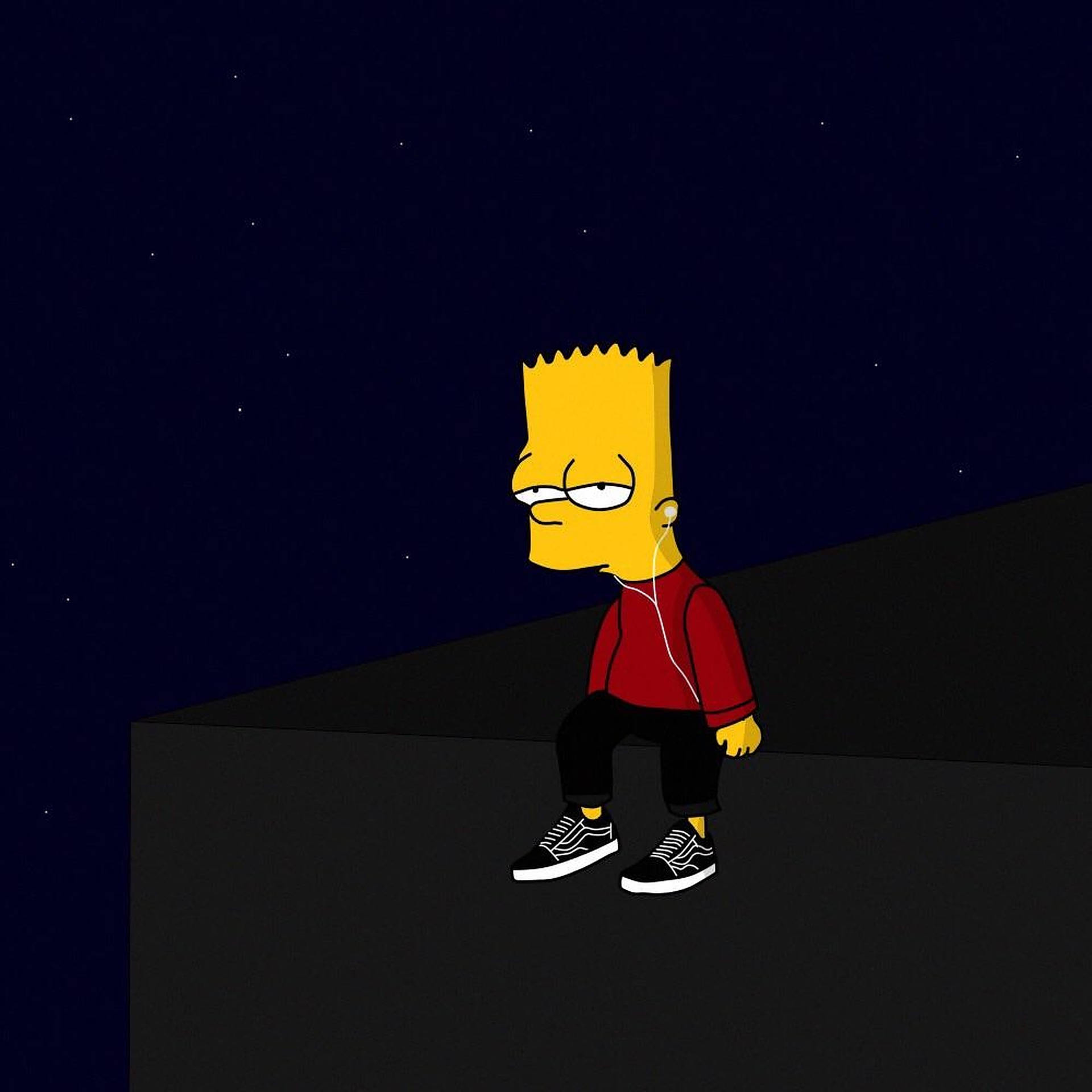 Bart Simpsons Sad Music Wallpaper