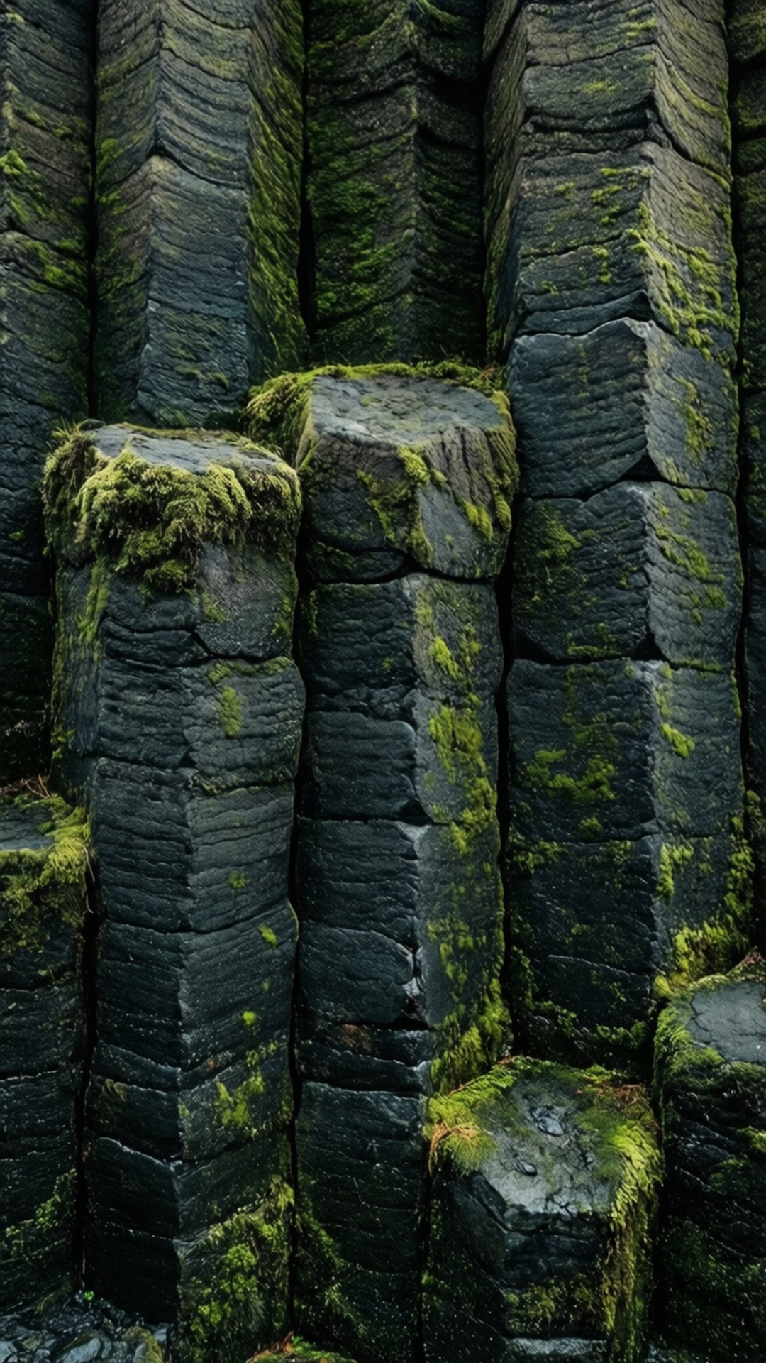Basalt Søjler Abstrakt Wallpapers