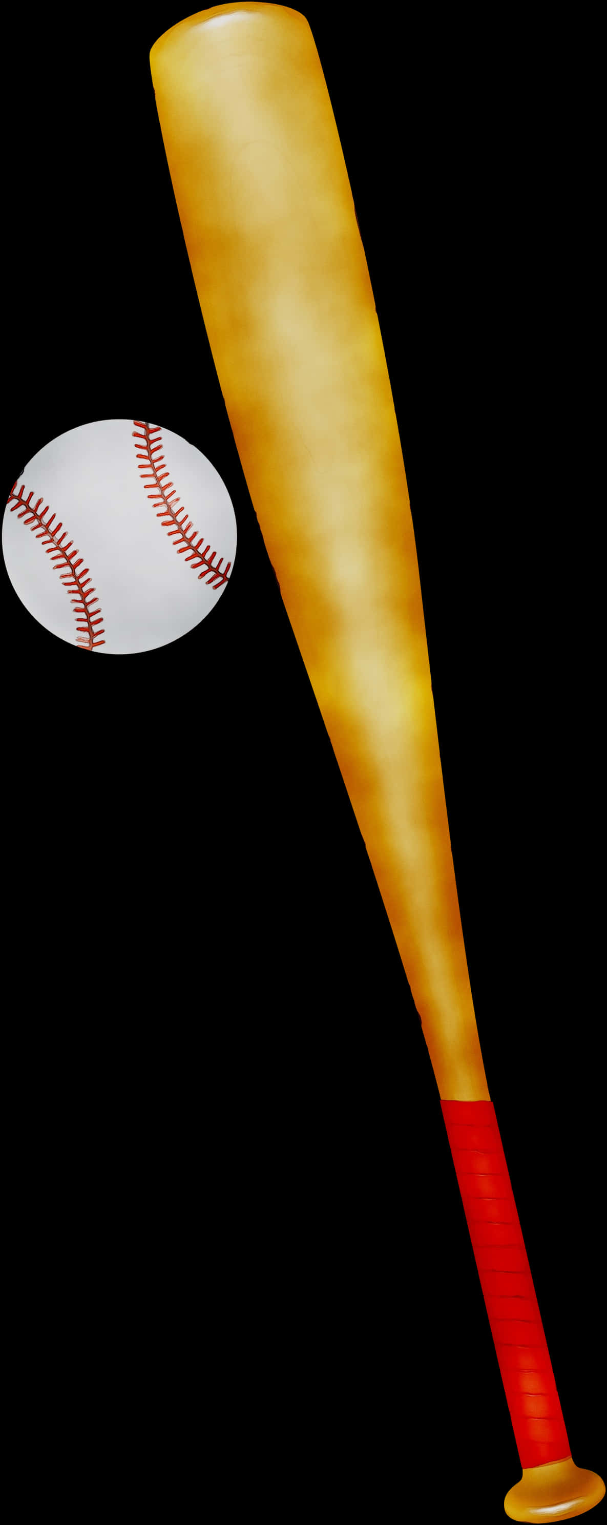 Baseball Batand Ball PNG