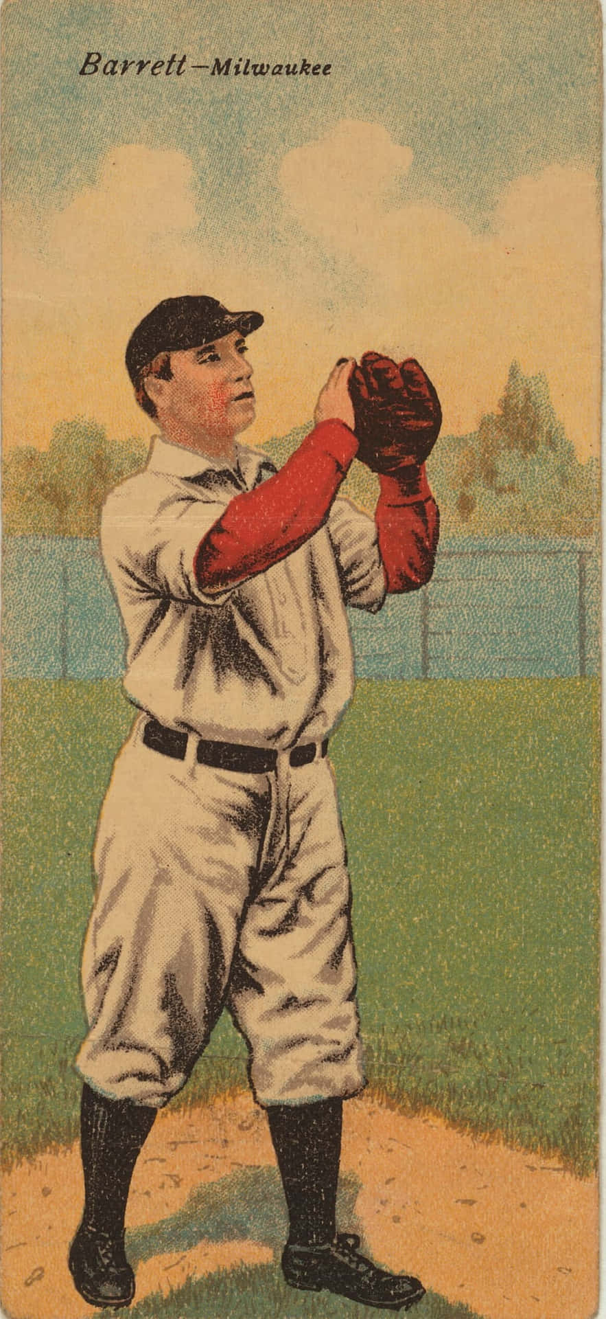 A Collection of Vintage Baseball Cards Wallpaper