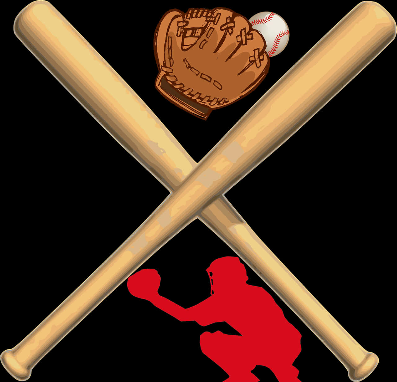 Baseball Iconography Catcherand Equipment PNG