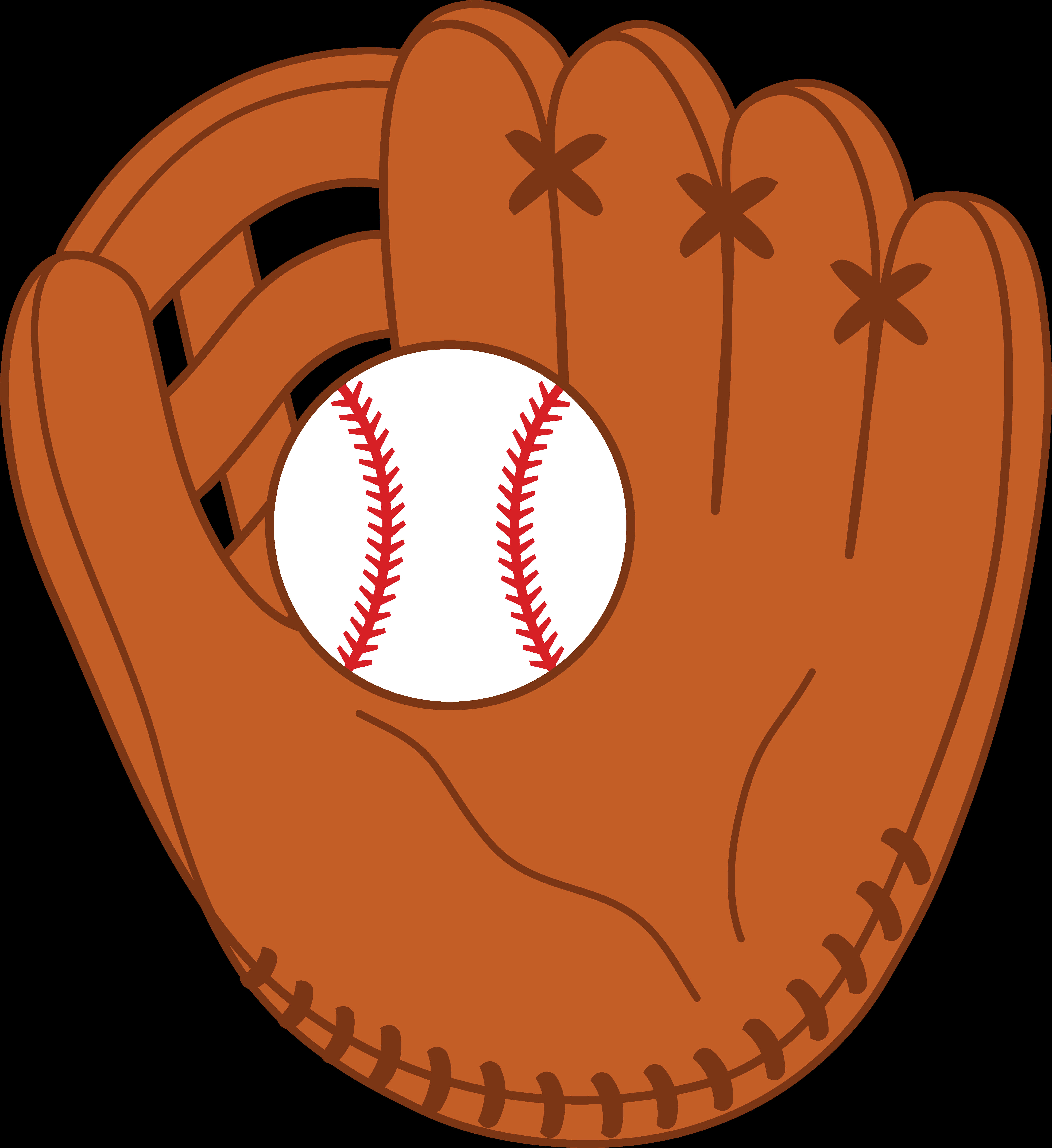 Baseball Gloveand Ball PNG