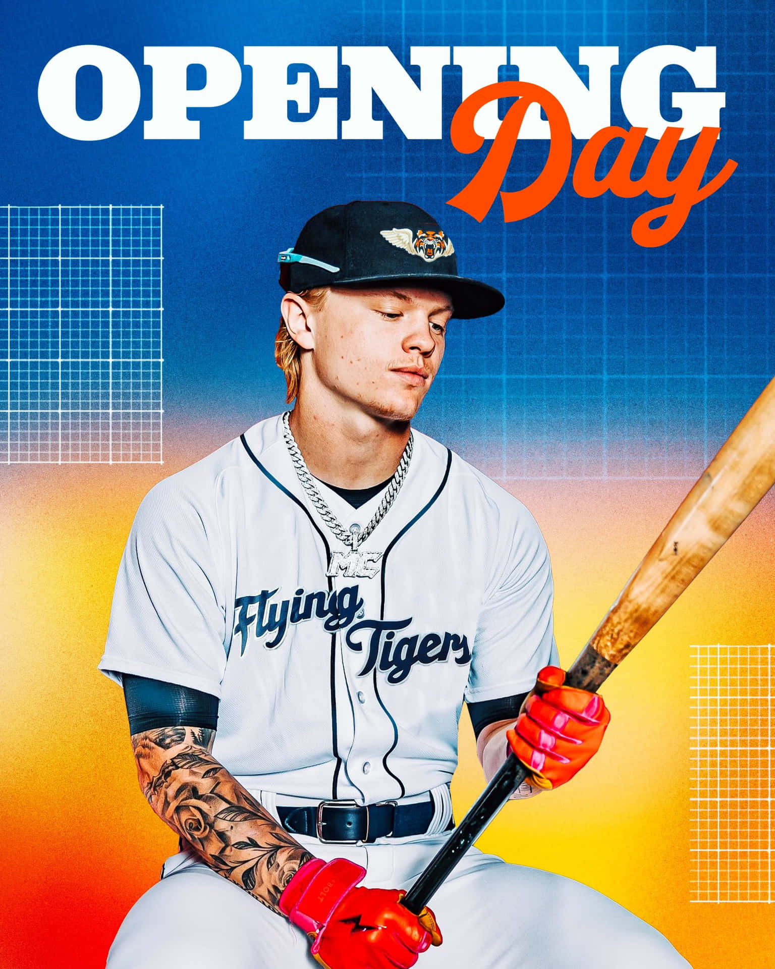 Baseball Opening Day Portrait Wallpaper