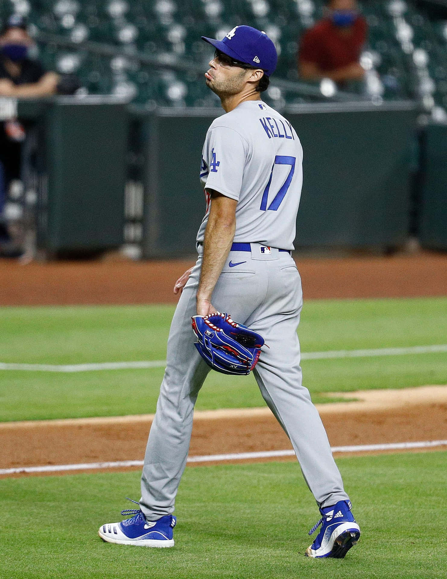 Baseball Pitcher Joe Kelly On Field Wallpaper