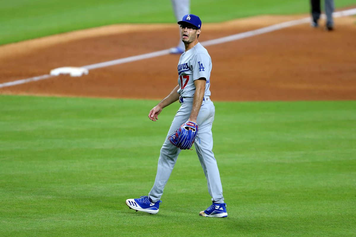 Baseball Player On Field During Game.jpg Wallpaper