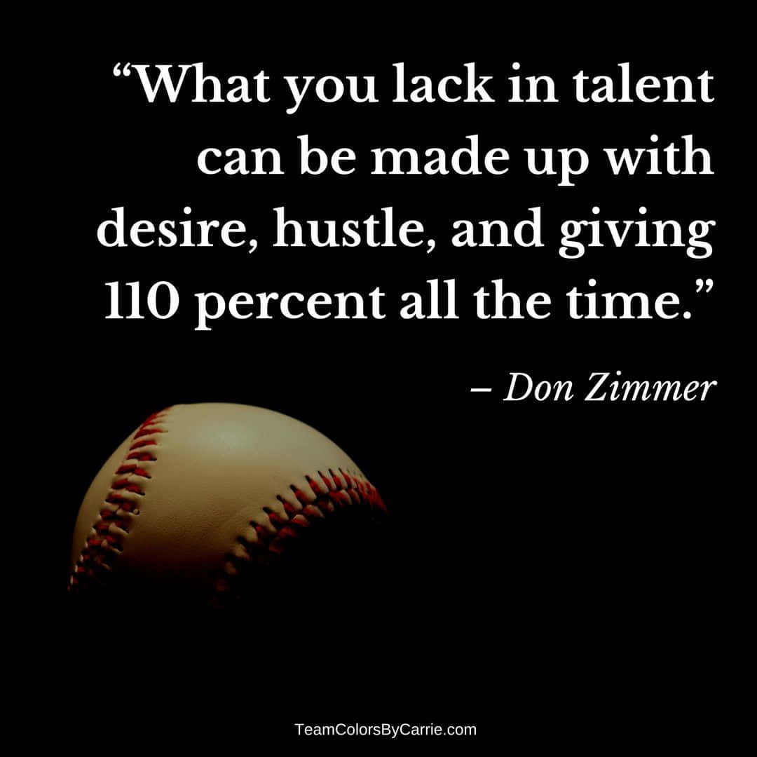 Download Baseball Quotes Don Zimmer Black Wallpaper