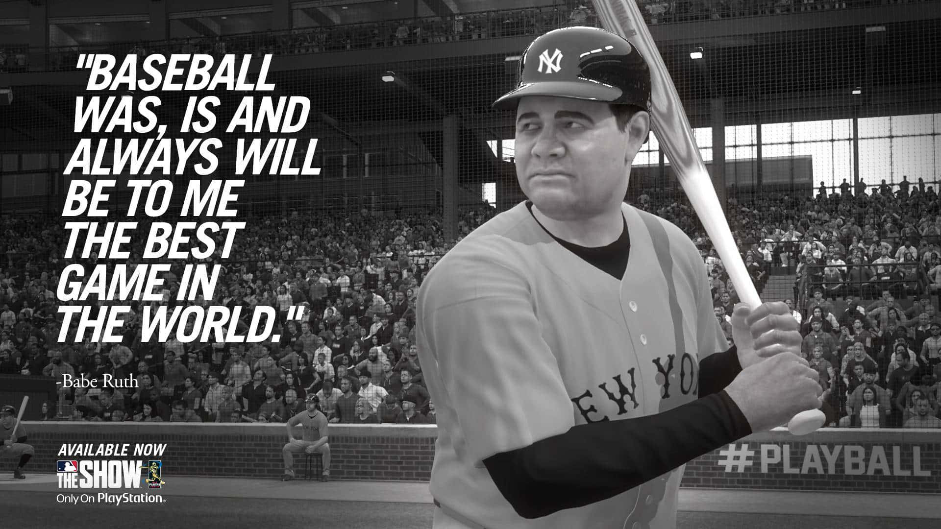 Download Baseball Quotes Babe Ruth Best Game Wallpaper