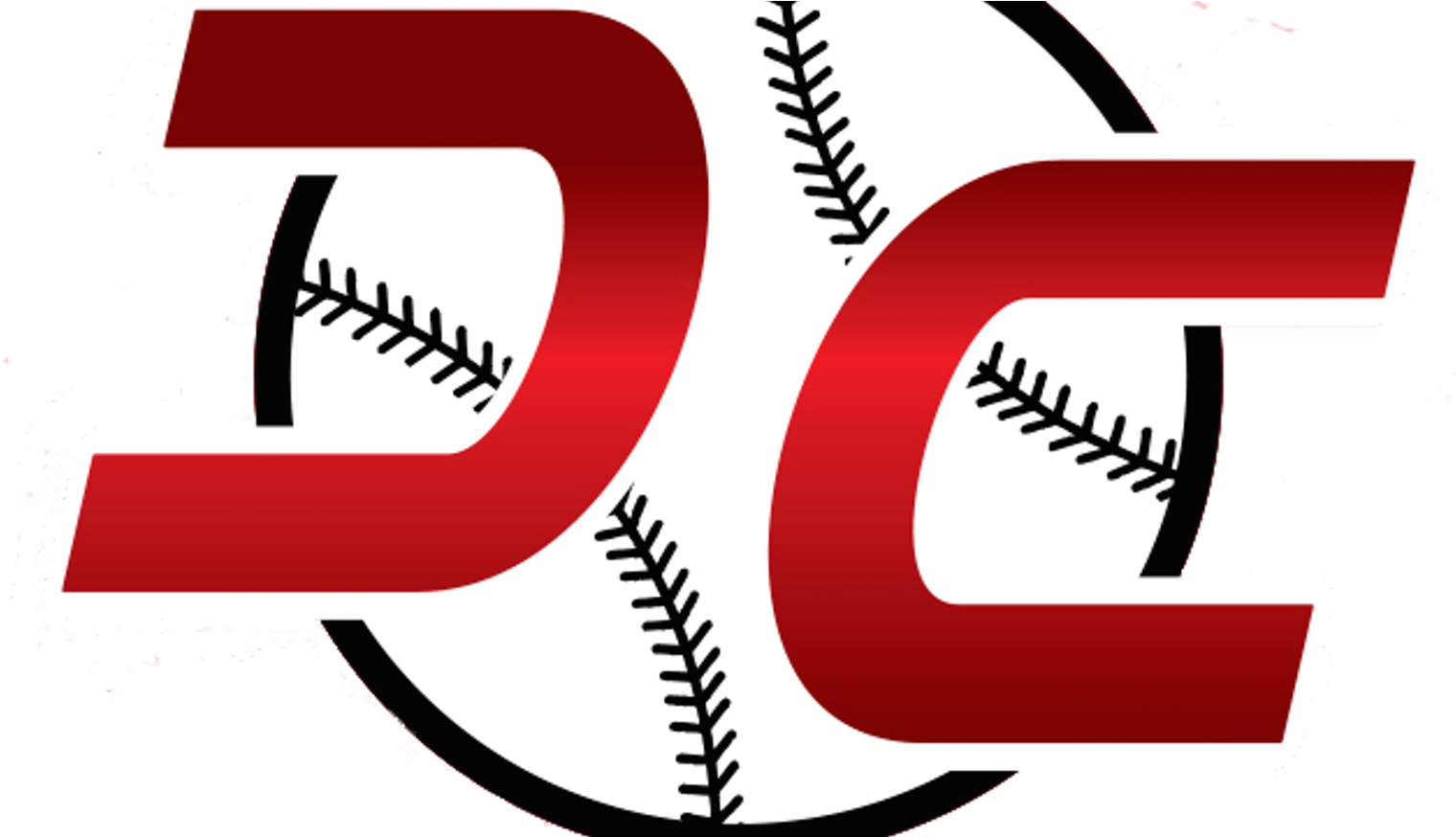 Baseball Stitched Letters Graphic PNG