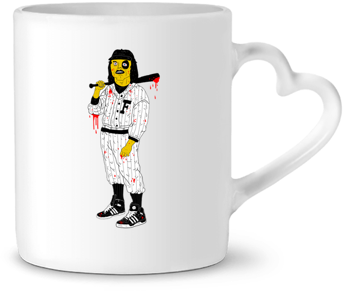 Baseball Zombie Illustration Mug PNG