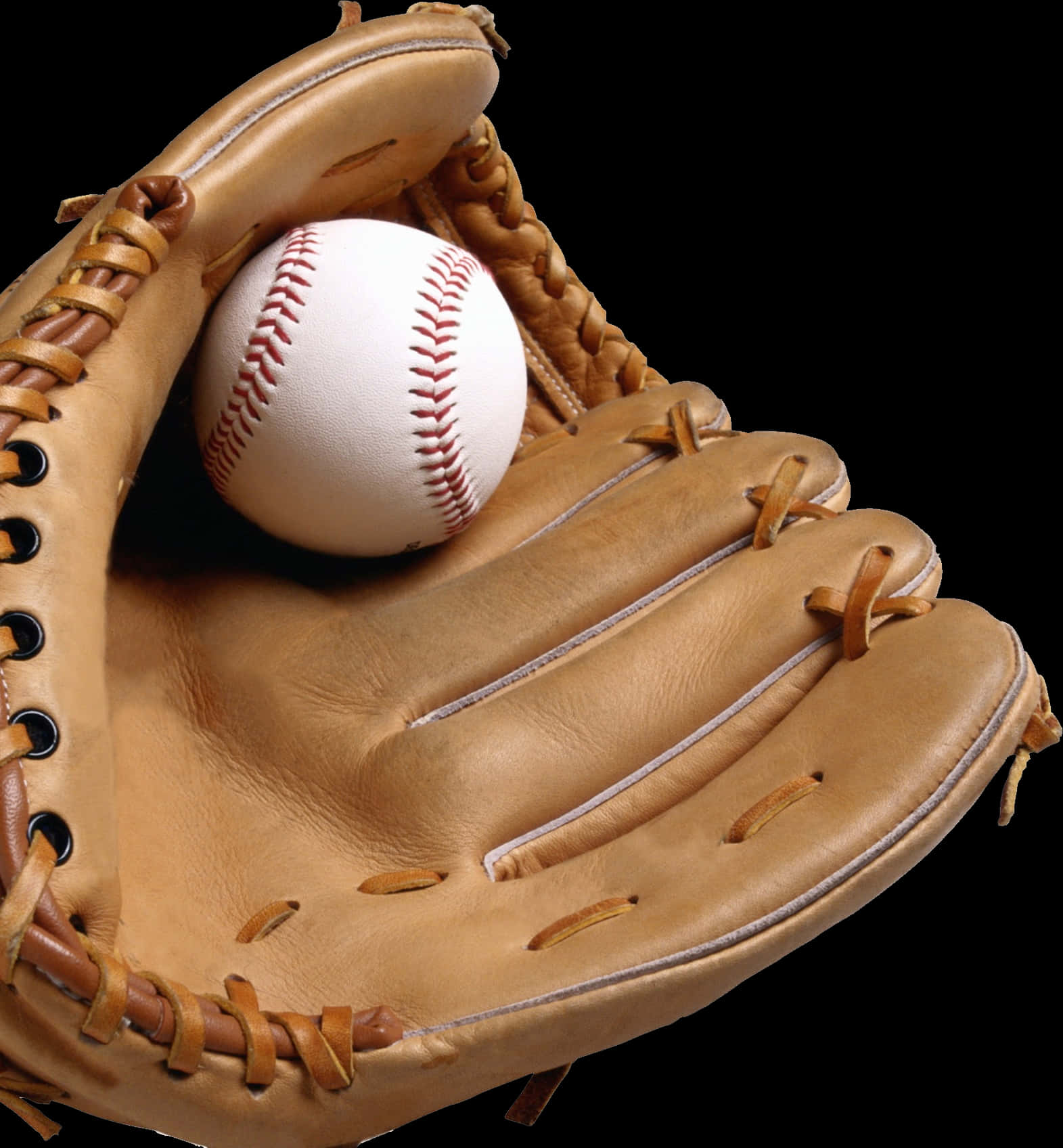 Baseballin Glove Closeup.jpg PNG
