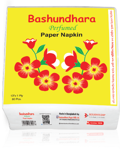Bashundhara Perfumed Paper Napkin Pack PNG