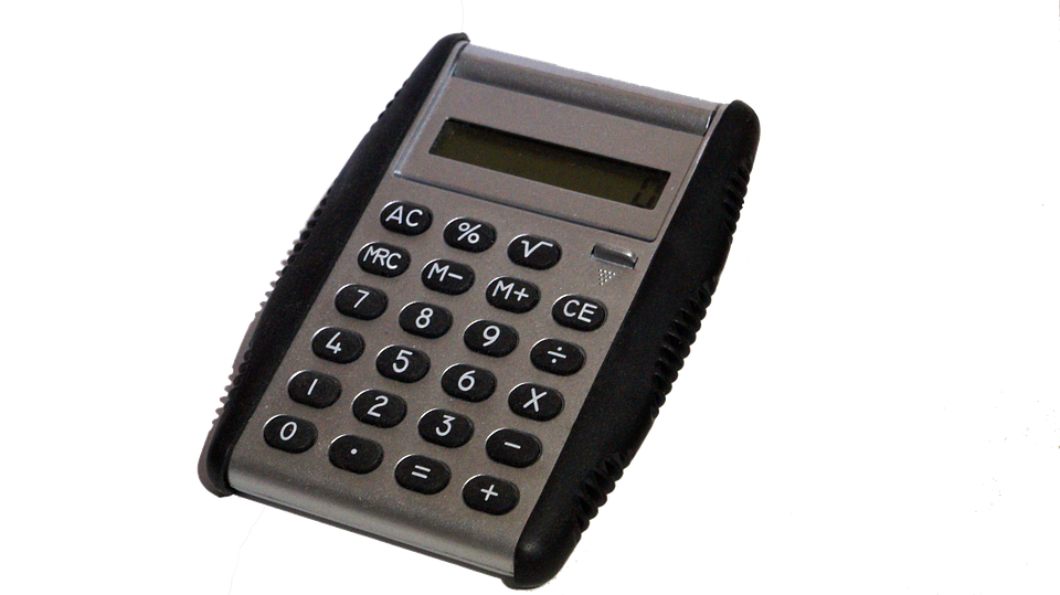 Basic Black Calculator PNG