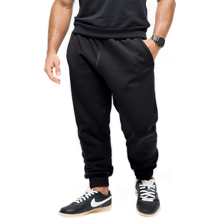 Basic Black Sweatpants Png 54 PNG