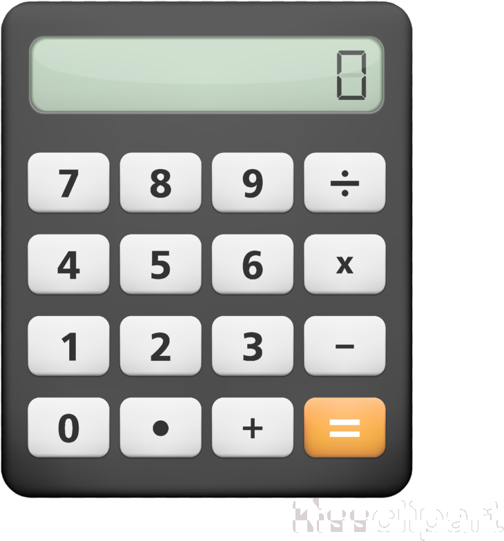 Basic Digital Calculator PNG